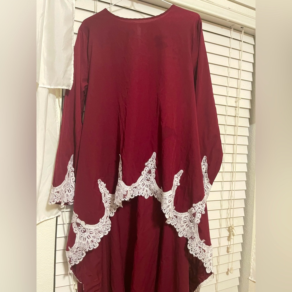 High-Low top with lace